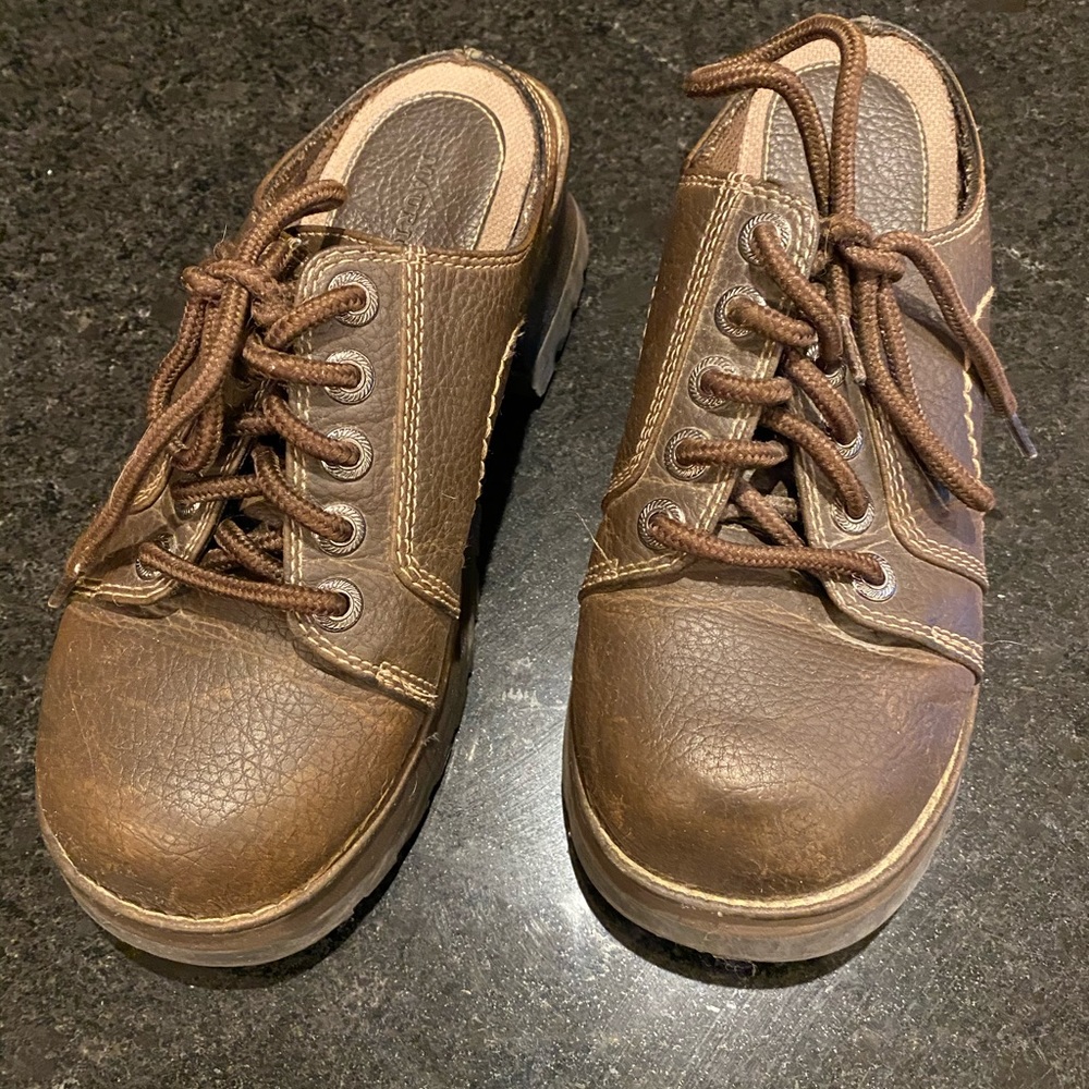 Women’s brown Maurices clogs